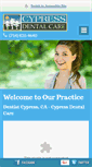 Mobile Screenshot of cypressdental.us